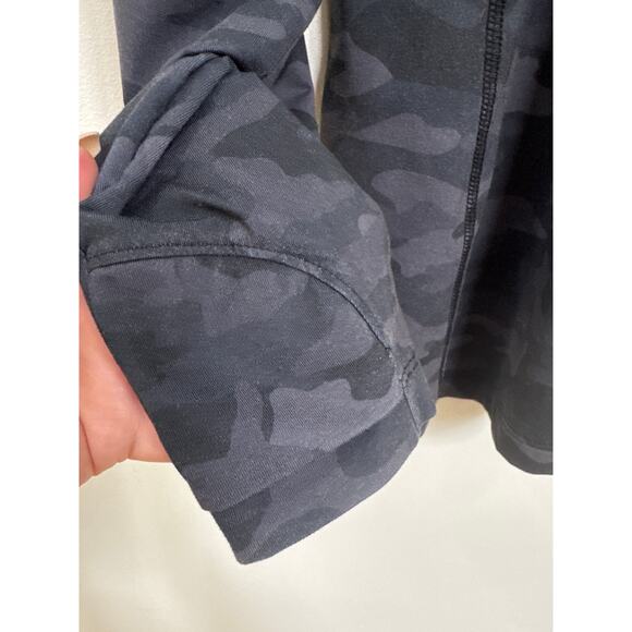 Womens Rhoback Performance 1/4 Zip Golf Athleisure Black Grey Camo Large - Picture 6 of 6